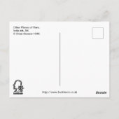 Andere Flugzeug hier, Tinte zeichnend Postkarte (Rückseite)