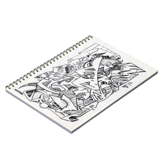 Andere Flugzeug hier, Tintendrucker zeichnend Note Notizblock (Linke Seite)