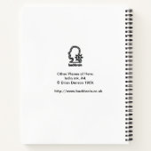 Andere Flugzeug hier, zeichnend Tinte Notizblock (Rückseite)