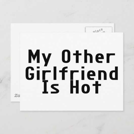 Andere Freundin Postkarte (Vorne/Hinten)