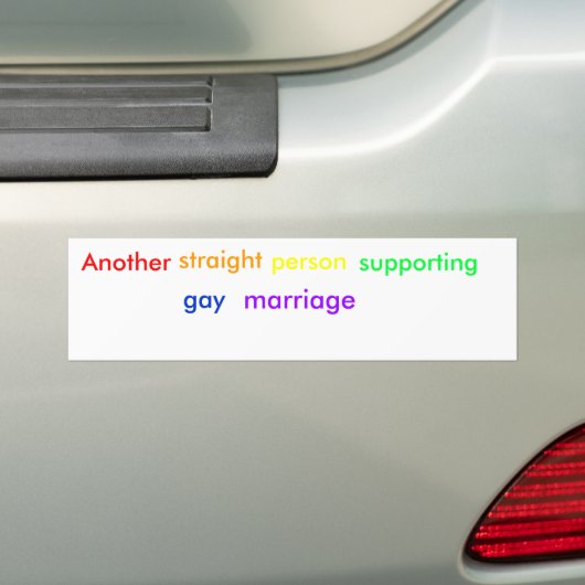 Andere, gerade, Person, stützend, Homosexuelles,… Autoaufkleber (Auf Auto)