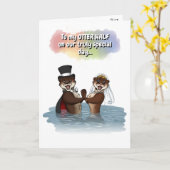 Andere halbe Niedliche Jubiläumskarte Karte (Gelbe Blume)