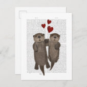 Andere halten Hände Postkarte (Vorne/Hinten)