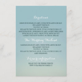 Andere Hochzeitdetails Begleitkarte