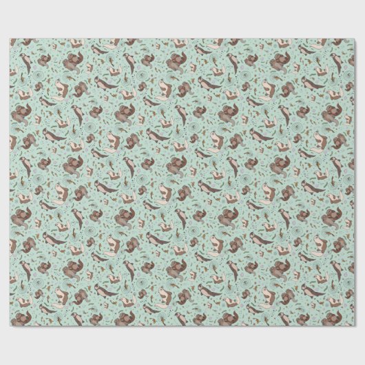 Andere in Blau Geschenkpapier (Flach)