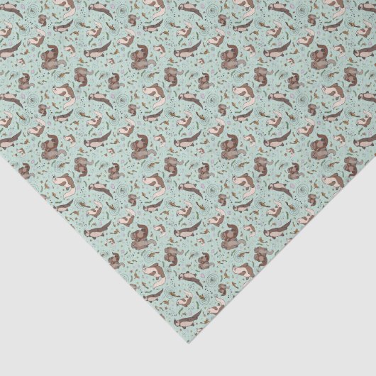 Andere in Blau Seidenpapier (Ausschnitt)