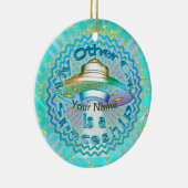 Andere individuelle Name im Fernsehraum Keramik Ornament (Rechts)