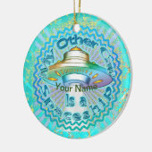 Andere individuelle Name im Fernsehraum Keramik Ornament (Links)