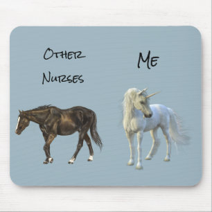 Andere Krankenpfleger ich Pflege Geschenk Einhorn  Mousepad