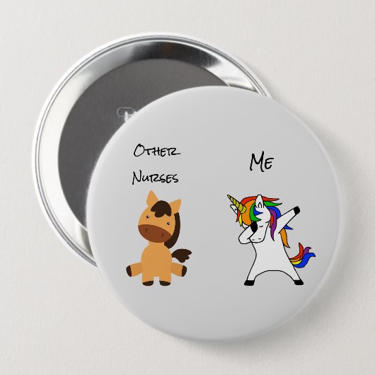 Andere Krankenpfleger Unicorn Medical Field Hospit Button (Vorne & Hinten)