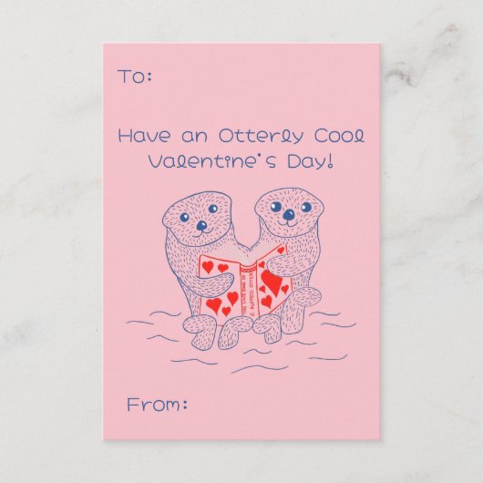 Andere lesen eine Niedliche Valentintagskarte Begleitkarte (Vorderseite)