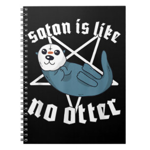 Andere Liebhaber Satanic Pentagramm Satan Otter G Notizblock