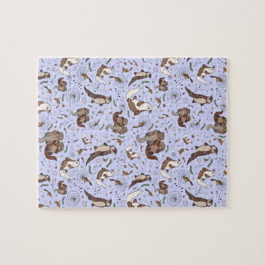 Andere Lila Puzzle (Horizontal)