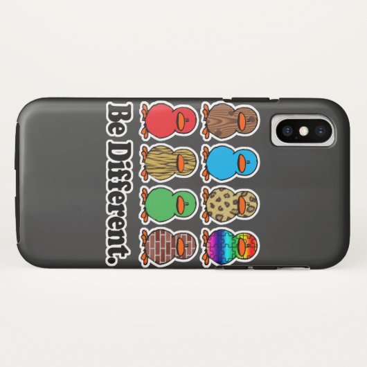 andere lustige Muster-Enten sein Case-Mate iPhone Hülle (Rückseite (Horizontal))