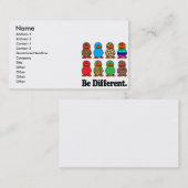 andere lustige Muster-Enten sein Visitenkarte (Vorne/Hinten)