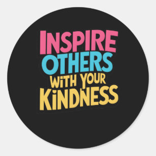 Andere mit Ihrem Kindersticker inspirieren1 Runder Aufkleber