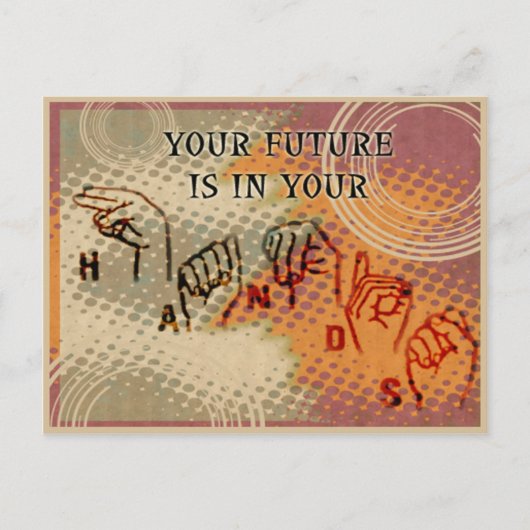 Andere motivieren postkarte (Vorderseite)