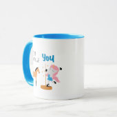 Andere Psychologen / Sie Blaue Psychologie Tasse (Vorderseite Links)