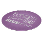 Andere Seite der Angst Schneidebrett (Ecke)