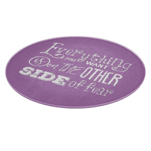 Andere Seite der Angst Schneidebrett (Ecke)