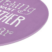 Andere Seite der Angst Schneidebrett (Ecke)