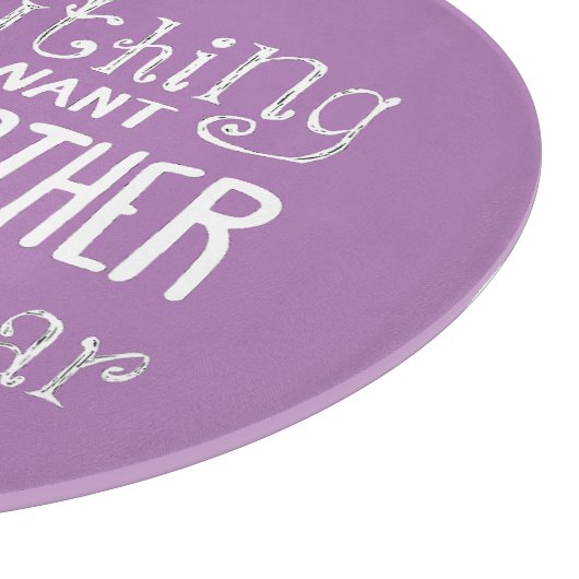 Andere Seite der Angst Schneidebrett (Ecke)