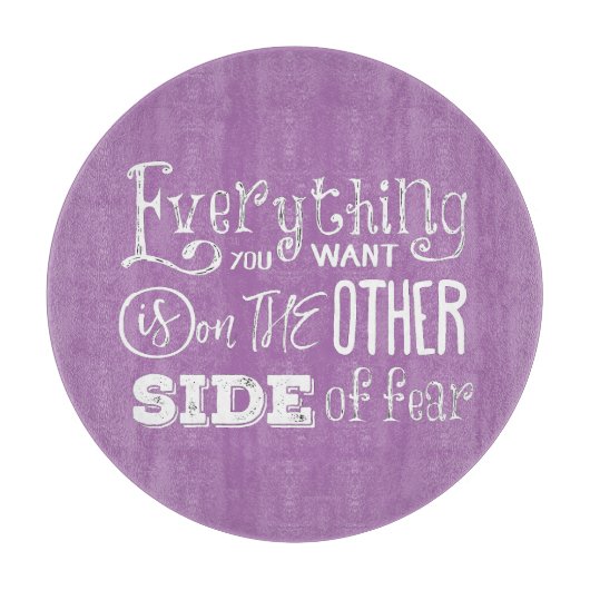 Andere Seite der Angst Schneidebrett (Vorderseite)