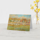 Andere Seite des Flusses | Colin Campbell Cooper Karte (Gelbe Blume)