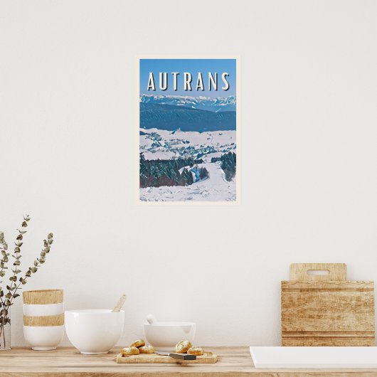 Andere Skistation Poster (Küche)
