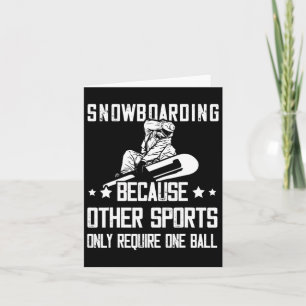 Andere Sportarten Ein Ball Snowboarden Winter Spor Karte