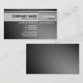 Andere Töne - beleuchtet - grau Visitenkarte (Vorne/Hinten)