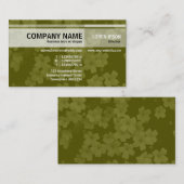 Andere Töne - Blume - Olivenöl Visitenkarte (Vorne/Hinten)