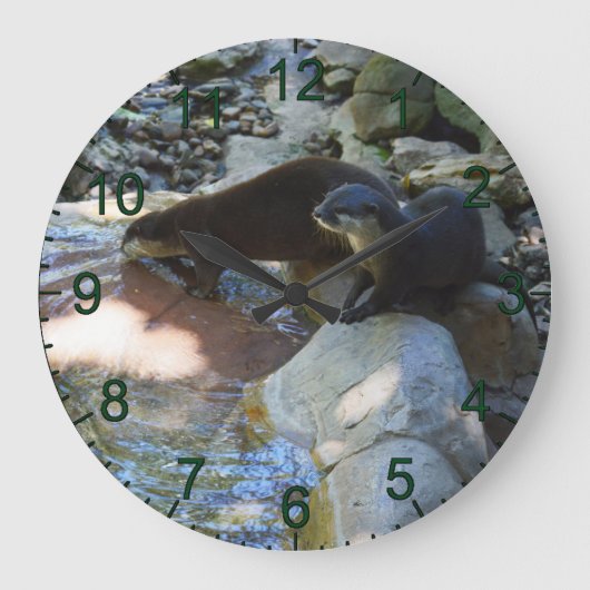 Andere trinken, Wall-Uhr Große Wanduhr (Vorderseite)