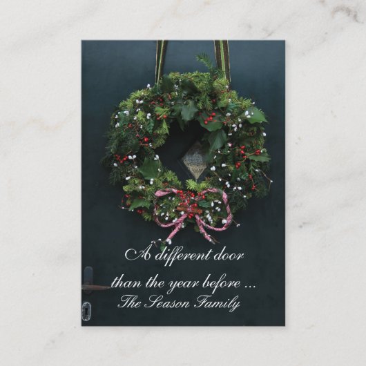 Andere Türadresse Begleitkarte (Vorderseite)