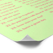 Andere Wege zu sagen, ich Liebe Sie Poster (Ecke)