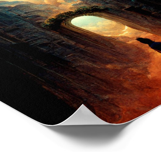 Andere Welt Gate Fantasy Art Poster (Ecke)