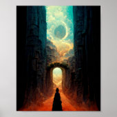 Andere Welt Gate Fantasy Art Poster (Vorne)