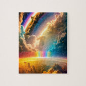 Andere Welt Regenbogen kosmische Magie im Universu Puzzle (Vertikal)