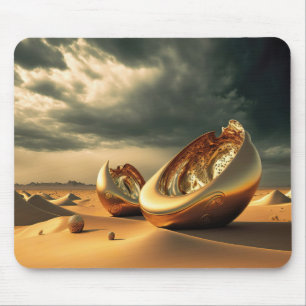 Andere-Welt-Reliquien – Surreale Wüsten-Skulptur Mousepad