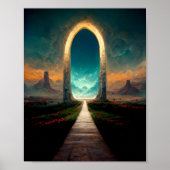 Andere Welt Road Fantasy Art Poster (Vorne)