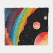Andere Welten Fleecedecke (Vorderseite (Horizontal))