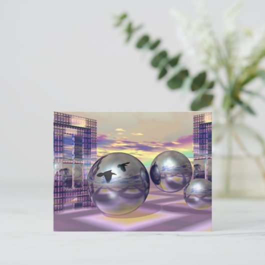 Andere Welten Postkarte (Stehend Vorderseite)