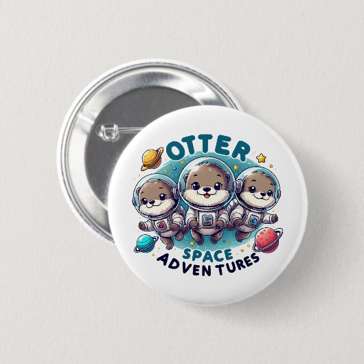 Andere Weltraumabenteuer Button (Vorne & Hinten)