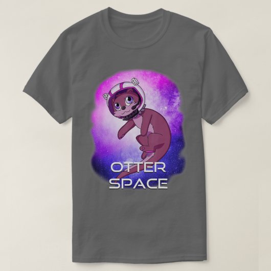 Andere Weltraumbahnhöfe Sea River Otter T-Shirt (Design vorne)