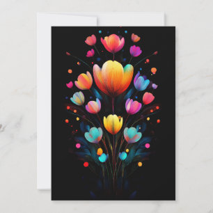Andere Wildblumen Bouquet Einladung