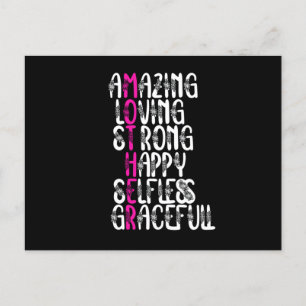 Andere Zitate : Liebliche Worte   Muttertagsdesign Postkarte