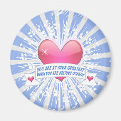 anderen helfen magnet (Vorne)