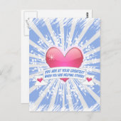 anderen helfen postkarte (Vorne/Hinten)