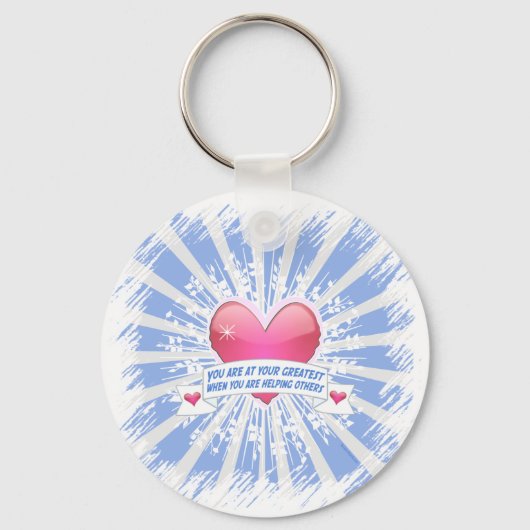 anderen helfen schlüsselanhänger (Vorderseite)