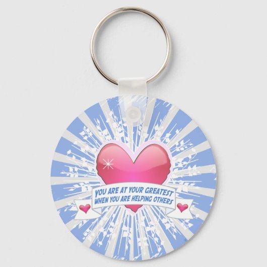 anderen helfen schlüsselanhänger (Vorderseite)